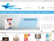 Tablet Screenshot of kitapdunyamiz.com